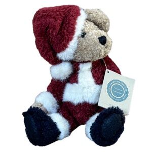 JB Bean St Niklas Santa Bear Plush Stuffed Animal Beanie Toy Christmas Cottage